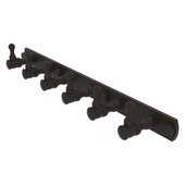  Carolina Collection 6-Position Tie and Belt Rack in Oil Rubbed Bronze, 15-1/2'' W x 2-3/8'' D x 2-1/8'' H