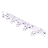  Carolina Collection 6-Position Tie and Belt Rack in Polished Chrome, 15-1/2'' W x 2-3/8'' D x 2-1/8'' H