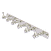  Carolina Collection 6-Position Tie and Belt Rack in Satin Nickel, 15-1/2'' W x 2-3/8'' D x 2-1/8'' H