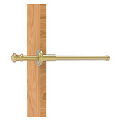  Carolina Collection Retractable Pullout Garment Rod in Satin Brass, 1-13/16'' Diameter x 9-13/16'' D x 1-13/16'' H