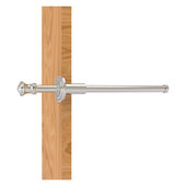  Carolina Collection Retractable Pullout Garment Rod in Satin Nickel, 1-13/16'' Diameter x 9-13/16'' D x 1-13/16'' H