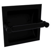  Carolina Collection Recessed Toilet Paper Holder in Matte Black, 6-1/8'' W x 4'' D x 6-1/8'' H