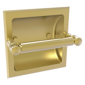  Carolina Collection Recessed Toilet Paper Holder in Satin Brass, 6-1/8'' W x 4'' D x 6-1/8'' H