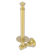  Carolina Collection Upright Toilet Paper Holder in Satin Brass, 2-3/8'' W x 3-11/16'' D x 9-1/2'' H