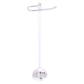  Carolina Collection Free Standing Euro Style Toilet Paper Holder in Polished Chrome, 8'' W x 6'' D x 27'' H