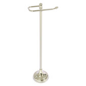  Carolina Collection Free Standing Euro Style Toilet Paper Holder in Polished Nickel, 8'' W x 6'' D x 27'' H