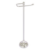  Carolina Collection Free Standing Euro Style Toilet Paper Holder in Satin Nickel, 8'' W x 6'' D x 27'' H