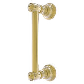 Carolina Collection 8'' Door Pull in Unlacquered Brass, 10'' W x 3-5/8'' D x 2'' H