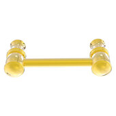  Carolina Collection 3'' Cabinet Pull in Polished Brass, 3-13/16'' W x 1-11/16'' D x 3/4'' H