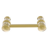  Carolina Collection 3'' Cabinet Pull in Unlacquered Brass, 3-13/16'' W x 1-11/16'' D x 3/4'' H