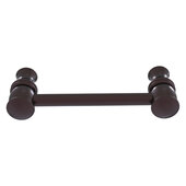  Carolina Collection 4'' Cabinet Pull in Antique Bronze, 4-13/16'' W x 1-11/16'' D x 3/4'' H
