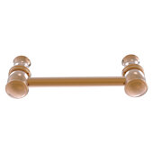  Carolina Collection 4'' Cabinet Pull in Brushed Bronze, 4-13/16'' W x 1-11/16'' D x 3/4'' H