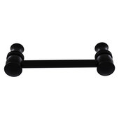  Carolina Collection 4'' Cabinet Pull in Matte Black, 4-13/16'' W x 1-11/16'' D x 3/4'' H