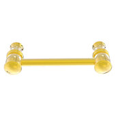  Carolina Collection 4'' Cabinet Pull in Polished Brass, 4-13/16'' W x 1-11/16'' D x 3/4'' H