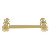  Carolina Collection 4'' Cabinet Pull in Satin Brass, 4-13/16'' W x 1-11/16'' D x 3/4'' H