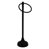  Carolina Collection Guest Towel Ring Stand in Matte Black, 5-1/2'' W x 7-1/2'' D x 21'' H