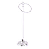  Carolina Collection Guest Towel Ring Stand in Polished Chrome, 5-1/2'' W x 7-1/2'' D x 21'' H