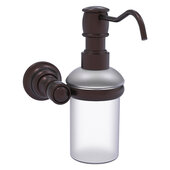  Carolina Collection Wall Mounted Soap Dispenser in Antique Bronze, 4-5/16'' W x 7'' D x 7-5/16'' H