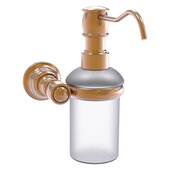  Carolina Collection Wall Mounted Soap Dispenser in Brushed Bronze, 4-5/16'' W x 7'' D x 7-5/16'' H