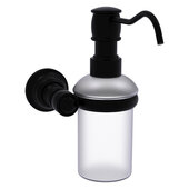  Carolina Collection Wall Mounted Soap Dispenser in Matte Black, 4-5/16'' W x 7'' D x 7-5/16'' H