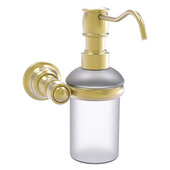  Carolina Collection Wall Mounted Soap Dispenser in Satin Brass, 4-5/16'' W x 7'' D x 7-5/16'' H