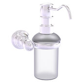  Carolina Collection Wall Mounted Soap Dispenser in Satin Chrome, 4-5/16'' W x 7'' D x 7-5/16'' H