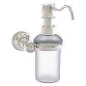  Carolina Collection Wall Mounted Soap Dispenser in Satin Nickel, 4-5/16'' W x 7'' D x 7-5/16'' H