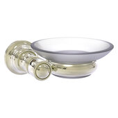  Carolina Collection Wall Mounted Soap Dish in Polished Nickel, 5'' W x 4-5/8'' D x 2'' H