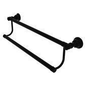  Carolina Collection 24'' Double Towel Bar in Matte Black, 24'' W x 5-3/16'' D x 5-1/2'' H
