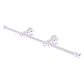  Carolina Collection 3-Arm Guest Towel Holder in Satin Chrome, 22'' W x 3-5/16'' D x 2'' H