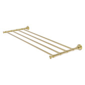  Carolina Collection 30'' Towel Shelf in Unlacquered Brass, 32'' W x 12-11/16'' D x 2'' H