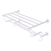  Carolina Collection 24'' Towel Shelf with Double Towel Bar in Polished Chrome, 26'' W x 12-1/2'' D x 10-5/8'' H