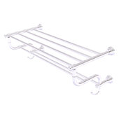  Carolina Collection 30'' Towel Shelf with Double Towel Bar in Polished Chrome, 32'' W x 12-1/2'' D x 10-5/8'' H