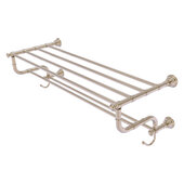  Carolina Collection 36'' Towel Shelf with Double Towel Bar in Antique Pewter, 38'' W x 12-1/2'' D x 10-5/8'' H