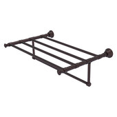  Carolina Collection 24'' Towel Shelf with Integrated Towel Bar in Antique Bronze, 26'' W x 13-11/16'' D x 6-1/2'' H