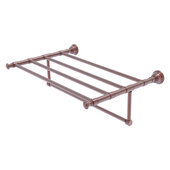  Carolina Collection 24'' Towel Shelf with Integrated Towel Bar in Antique Copper, 26'' W x 13-11/16'' D x 6-1/2'' H