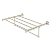  Carolina Collection 24'' Towel Shelf with Integrated Towel Bar in Polished Nickel, 26'' W x 13-11/16'' D x 6-1/2'' H