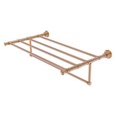  Carolina Collection 30'' Towel Shelf with Integrated Towel Bar in Brushed Bronze, 32'' W x 13-11/16'' D x 6-1/2'' H