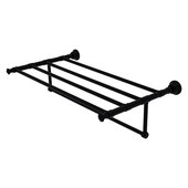  Carolina Collection 30'' Towel Shelf with Integrated Towel Bar in Matte Black, 32'' W x 13-11/16'' D x 6-1/2'' H