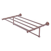  Carolina Collection 30'' Towel Shelf with Integrated Towel Bar in Antique Copper, 32'' W x 13-11/16'' D x 6-1/2'' H