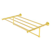  Carolina Collection 30'' Towel Shelf with Integrated Towel Bar in Polished Brass, 32'' W x 13-11/16'' D x 6-1/2'' H
