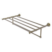  Carolina Collection 36'' Towel Shelf with Integrated Towel Bar in Antique Brass, 38'' W x 13-11/16'' D x 6-1/2'' H