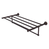  Carolina Collection 36'' Towel Shelf with Integrated Towel Bar in Antique Bronze, 38'' W x 13-11/16'' D x 6-1/2'' H
