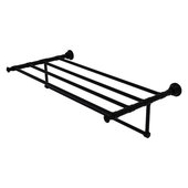  Carolina Collection 36'' Towel Shelf with Integrated Towel Bar in Matte Black, 38'' W x 13-11/16'' D x 6-1/2'' H