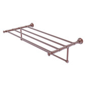  Carolina Collection 36'' Towel Shelf with Integrated Towel Bar in Antique Copper, 38'' W x 13-11/16'' D x 6-1/2'' H