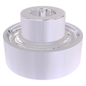  Contemporary Collection Reversible Round Candle Holder in Polished Chrome, 2-3/4'' Diameter x 2-3/4'' D x 1-3/4'' H