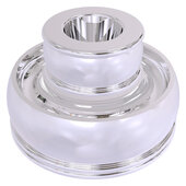  Traditional Collection Reversible Round Candle Holder in Polished Chrome, 2-3/4'' Diameter x 2-3/4'' D x 1-3/4'' H