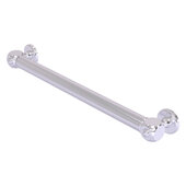  Cube Design Collection 18'' Smooth Grab Bar in Satin Chrome, 20-1/4'' W x 3'' D x 2-1/4'' H