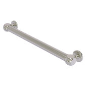  Cube Design Collection 18'' Smooth Grab Bar in Satin Nickel, 20-1/4'' W x 3'' D x 2-1/4'' H