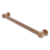  Cube Design Collection 24'' Smooth Grab Bar in Brushed Bronze, 26-1/4'' W x 3'' D x 2-1/4'' H